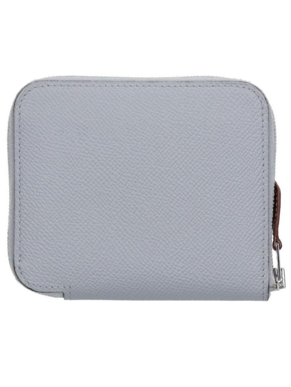 Hermes Azap Silk in Compact Gris Pantin Veau Wallet